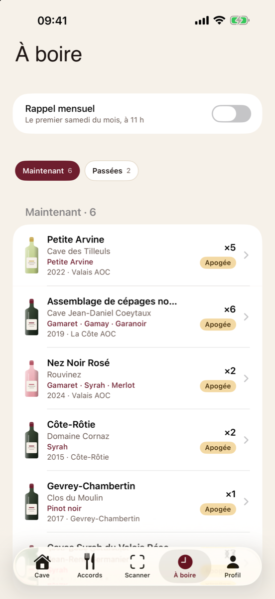 À boire